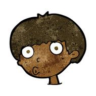 Cartoon Surprised Boy N19