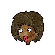 cartoon woman looking N7