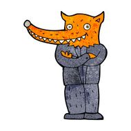 cartoon fox man N22