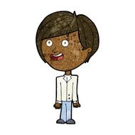 cartoon happy surprised boy N4