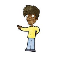 Cartoon Man Pointing N142