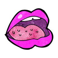 cartoon open mouth N14