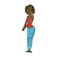 cartoon content woman N7