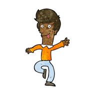 Cartoon Man Dancing N10