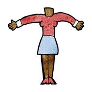 cartoon female body (add photos or mix and match cartoons) N146