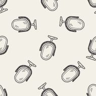 mirror doodle seamless pattern background N6