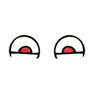 Cartoon Red Eyes N9