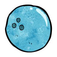 cartoon bowling ball N4