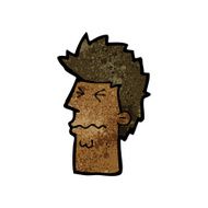 cartoon stressed out face N6
