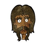 cartoon man with long mustache N8