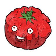 cartoon happy tomato N11