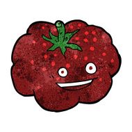 cartoon happy tomato N12