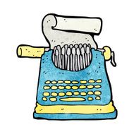 Cartoon Typewriter N5