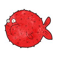 Cartoon Puffer Fish N17