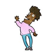 cartoon happy man N328