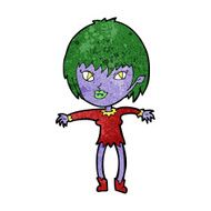 Cartoon Vampire Girl N159