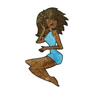 cartoon sexy woman N10