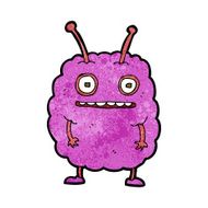 cartoon funny alien monster N5