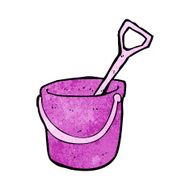 Cartoon Bucket And Spade N10