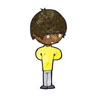 cartoon nervous boy N8