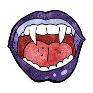 cartoon vampire mouth N18