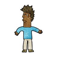 cartoon confused man N49