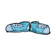 cartoon old shoes N6