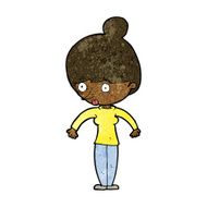 cartoon woman staring N21