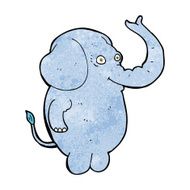 cartoon funny elephant N10