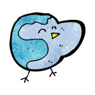 Cartoon Bird N266