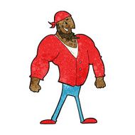 cartoon manly sailor man N7