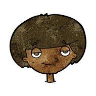 cartoon smug looking boy N6
