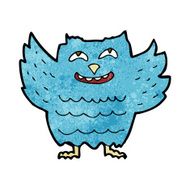 cartoon happy owl N5