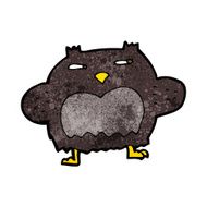 cartoon suspicious owl N6