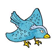 cartoon garden bird N23