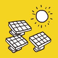Environmental protection concept solar energy saving d N8