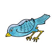 cartoon garden bird N24
