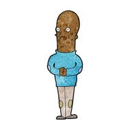cartoon funny bald man N6