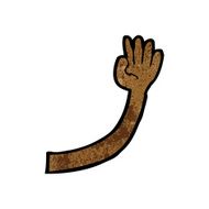 cartoon arm N105