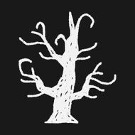 halloween tree doodle N8