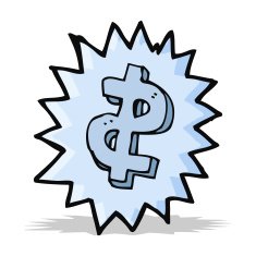 cartoon dollar symbol N6