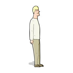 cartoon tall man N5