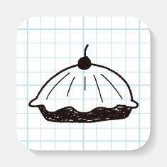pie food doodle N6