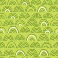 Doodle seamless wave pattern