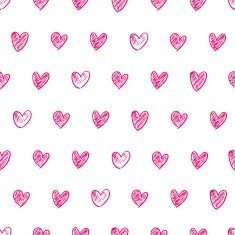 Doodle heart background