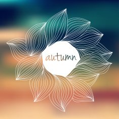 Abstract wavy hand-drawn object Circle background Template for N5