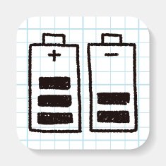 battery doodle drawing N11