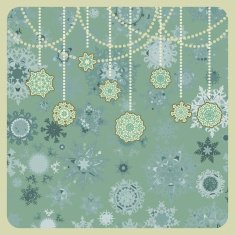 Retro Christmas Ornaments EPS 8 N2