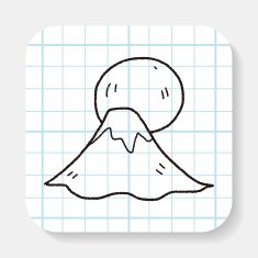 moutain sun doodle N6
