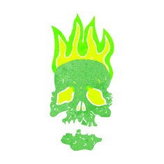Cartoon Skull N54